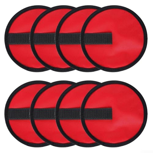 Angelköder-Schilder, 8-teiliges Set zum Schutz von Haken und Verlust, perfekt für jeden Angler (rot) von SMZhomeone
