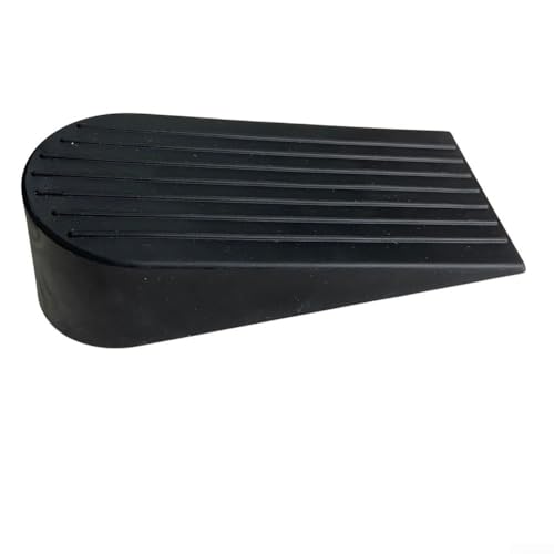 Anspruchsvolles Design, robuste TPR-Türstopper verschönern Ihren Raum, 2er-Set, Schwarz von SMZhomeone