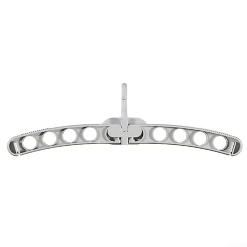 Effiziente, platzsparende Kleiderbügel für Reisen, Trocknen und Organisieren von Kleidung (grau) von SMZhomeone