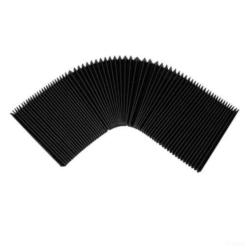 Fräsmaschine, flexibler Schutz, Akkordeon-Balgabdeckung, Werkzeug, CNC, staubdicht, ölbeständig, Staubtuch für Werkzeugmaschinen-Führungsschienen-Schutz (120 mm) von SMZhomeone