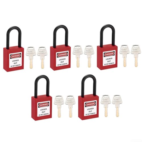 Lockout-Tag-Schloss mit Isolierbalken, rostfrei, staubdicht und wasserdicht, Sicherheitslösung Lockout-Tag-Schloss mit Isolierbalken, rostfrei, staubdicht und wasserdicht, Sicherheitslösung von SMZhomeone