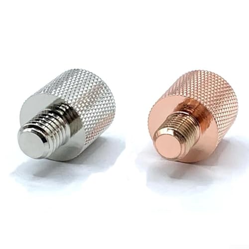 M10 auf 3/8 Anschlussadapter mit Edelstahl-Konstruktion, kompatibel mit JPC-Antenne, bietet sichere Verbindung und verbesserte Signalleistung (Gold) von SMZhomeone