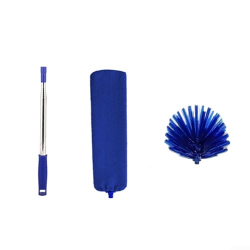 Mehrzweck-Teleskop-Staubwedel für Jalousien und hohe Decken, weiche Kappe für Oberflächenschutz (3) von SMZhomeone