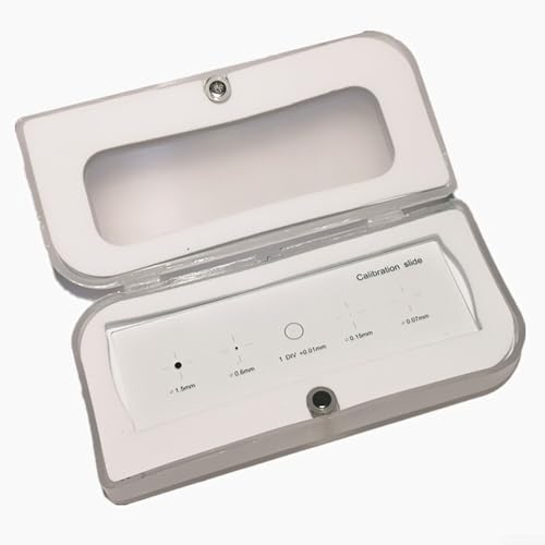 Mikroskop-Mikrometerschieber mit optischem Glas und 0 01 mm Fadenkreuz für genaue Verwendung von SMZhomeone
