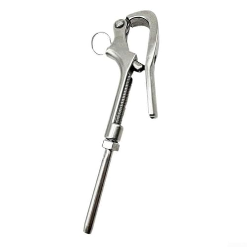 Pelikanhaken aus 316 Edelstahl, zum Öffnen und Schnellverschluss für Sicherheit und Komfort (6 mm) von SMZhomeone