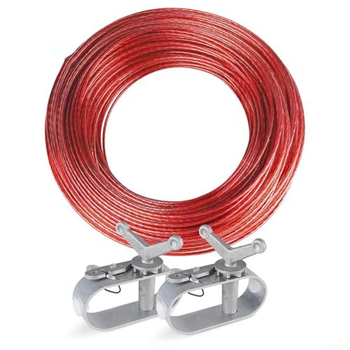 Poolabdeckung Schutz 100 Zoll Befestigungsset mit 2 Spannern für alle Arten von Pools von SMZhomeone