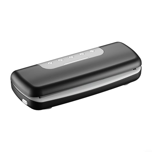 Praktische Beutelversiegelung und zum Vakuumieren von Lebensmitteln mit unserem einfach zu bedienenden Versiegelungsmittel (schwarz) von SMZhomeone