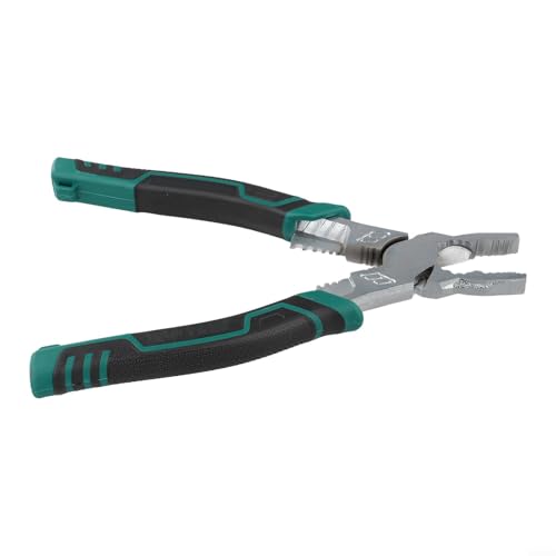 Robuster 22,9 cm Drahtschneider für Elektriker, zuverlässiges Werkzeug zum Schneiden, Abisolieren und Crimpen (B) von SMZhomeone