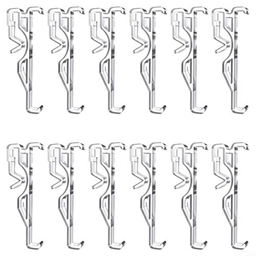 SMZhomeone 10 Stück Vorhang Dekoration Clip Fenster Vorhang Trim Clips Set 6,3 cm Kunststoff Jalousien Befestigungen Home Decor Hardware von SMZhomeone
