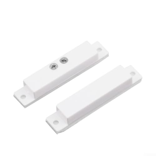 SMZhomeone 10 Stück magnetische Tür-Fenster-Kontaktsensoren, Reed-Schalter für Haussicherheit, Alarmanlage, verkabelt, normalerweise geschlossen, 100 V, mit Befestigungsschrauben, silberfarben SMZhomeone 10 Stück magnetische Tür-Fenster-Kontaktsensoren, Reed-Schalter für Haussicherheit, Alarmanlage, verkabelt, normalerweise geschlossen, 100 V, mit Befestigungsschrauben, silberfarben von SMZhomeone