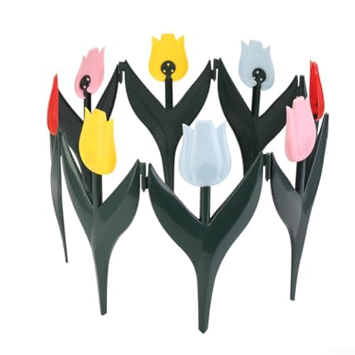 SMZhomeone 20-teiliges Gartenzaun-Set aus Kunststoff, dekoratives Tulpen-Design, ineinandergreifende Umrandung für Hof, Gehwege, Blumenbeete SMZhomeone 20-teiliges Gartenzaun-Set aus Kunststoff, dekoratives Tulpen-Design, ineinandergreifende Umrandung für Hof, Gehwege, Blumenbeete von SMZhomeone