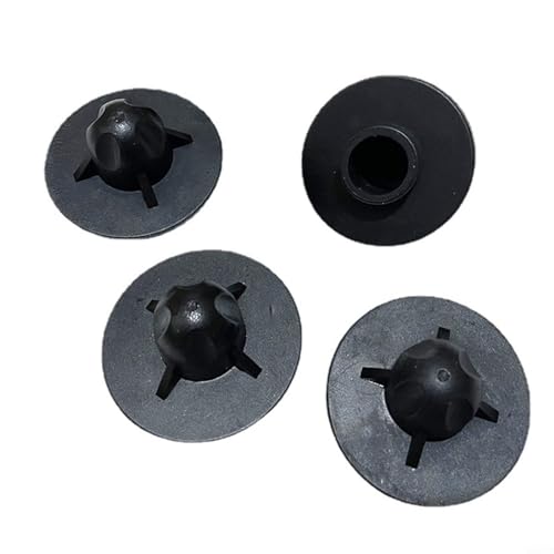 SMZhomeone 4 X Campingstuhl-Fußkappe GummimaterialFußkappen Rund Rohrkappen Schwarz Geeignet Für Camping-Klappstühle Und Moon Chairs(16mm) von SMZhomeone