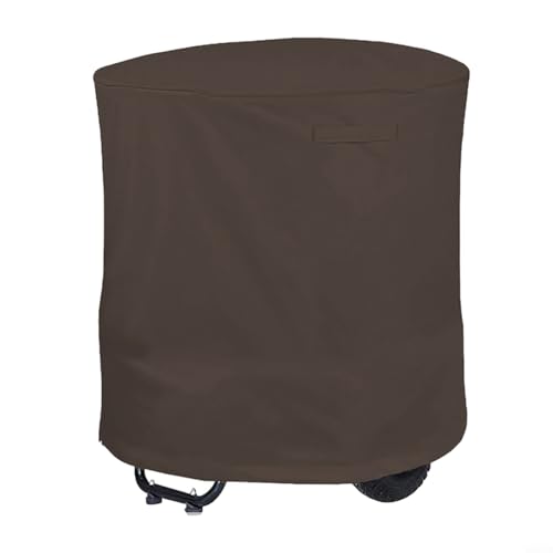 SMZhomeone Holzhacker-Abdeckung, wasserdicht, schwere Holzhacker, Zerkleinerer, Mulcher-Abdeckung, 85 x 110 cm, für Holzhacker, 210D Oxford-Stoff, Holzbrecherabdeckung (Kaffee) von SMZhomeone