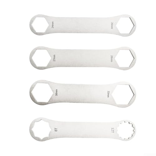 SMZhomeone Mountainbike-Reparaturwerkzeug, effizienter Schraubenschlüssel zum Entfernen von Vorderradgabel-Schulterabdeckungsschrauben (27–28 mm) von SMZhomeone