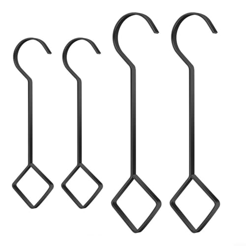 SMZhomeone Stabile S-Haken aus Metall, Pflanzenaufhänger, Verlängerungskette, Garten-Display, Aufhängewerkzeuge, Diamant-Design, schwarz, 25 kg Tragkraft SMZhomeone Stabile S-Haken aus Metall, Pflanzenaufhänger, Verlängerungskette, Garten-Display, Aufhängewerkzeuge, Diamant-Design, schwarz, 25 kg Tragkraft von SMZhomeone