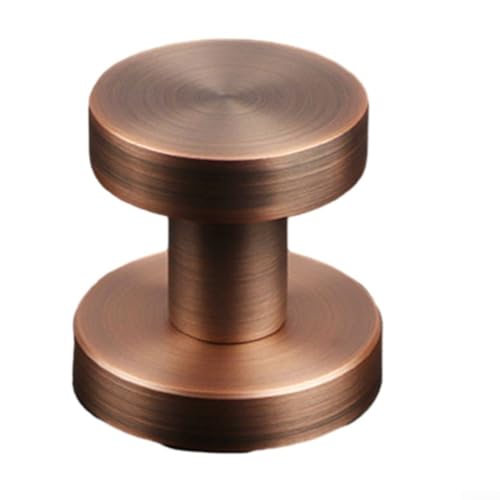 SMZhomeone Unsichtbares Türschloss, einseitiges Schloss, Zinklegierung, Innenhintergrund, Wand-Türgriff (Rotbronze) von SMZhomeone