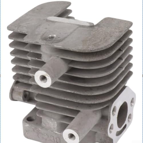SMZhomeone Zylinderkolben-Set aus Aluminiumlegierung, 32 mm, für Heckenschere, Motor, Rasenmäher, leichtes Design, verbessert Leistung und Wärmeableitung von SMZhomeone