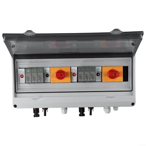 Solar-Photovoltaik-Kombinator-Box mit Überspannungs- und Überlastschutz für PV-Anlagen, 1000 V, 2-in-2-Ausgänge Solar-Photovoltaik-Kombinator-Box mit Überspannungs- und Überlastschutz für PV-Anlagen, 1000 V, 2-in-2-Ausgänge von SMZhomeone