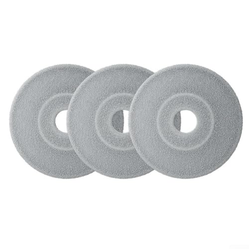 Spin Mop und Eimer Set mit schmutzigem sauberem Wassertrennsystem, um 360 Grad drehbarer Wischmopp für Hartholz, Fliesen, Marmorböden, Grau (B) von SMZhomeone