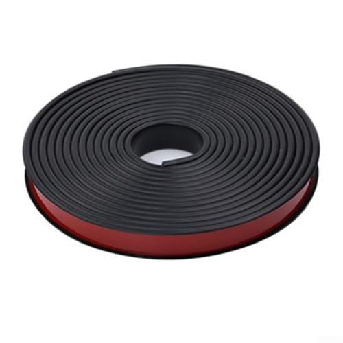 Starke U-förmige TPE-Kantenleiste, 25 mm, perfekt zum Schutz von Möbelkanten, schnelle und Werkzeuginstallation für den Heimgebrauch (500 cm, schwarz) von SMZhomeone