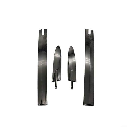 Stoßstangenkompatibel, direkte Passform, Dachscharnierabdeckungen, passend für BMW Cabrio (E93 & F33) (schwarz) von SMZhomeone