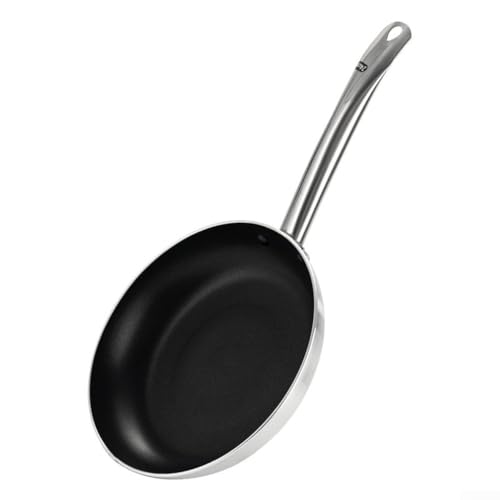 The Kitchen Companion Eine stilvolle, funktionale Bratpfanne aus gebürstetem Aluminium (20 cm) von SMZhomeone