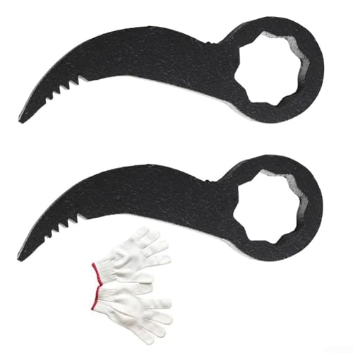 Vereinfachte Verwendung von 2-teiligem Brechstangen-Adapter-Werkzeug-Set inklusive Arbeitshandschuhen für einfache Lagerung (B) von SMZhomeone