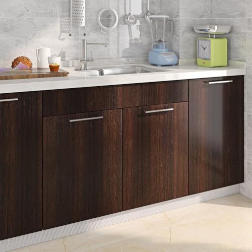 Verschönern Sie Ihre Innenräume mit 40 cm x 10 m PVC-Holzmaserung. Einfach anzubringen, für jede saubere Wohnung, ideal für DIY-Projekte (B 40 cm x 10 m) von SMZhomeone