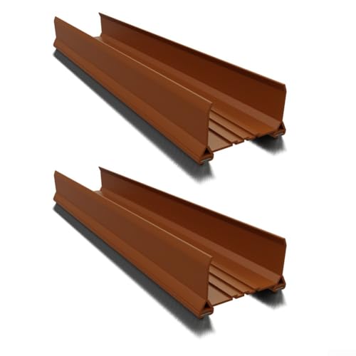 Verstellbarer Tür-Zugluftstopper, 2 Stück, zum Blockieren von Staub, Lärm und Zugluft, kompatibel mit verschiedenen Türtypen, bietet lang anhaltenden Schutz (2 braun) von SMZhomeone