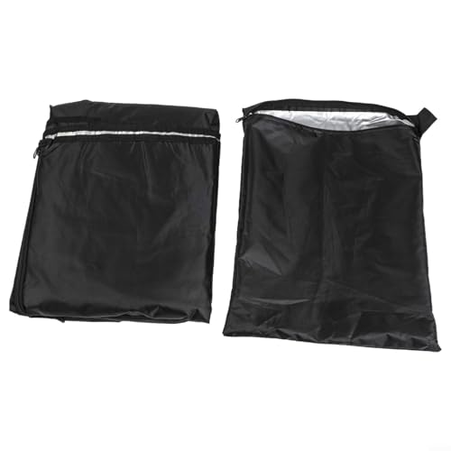 Wasserdichter Regal-Staubschutz mit Reißverschluss und Aufbewahrungstasche, aus 420D Oxford-Tuch, bietet Feuchtigkeits- und Staubschutz für Küche, Garage, Kellerregale (91 x 46 x 183 cm) von SMZhomeone