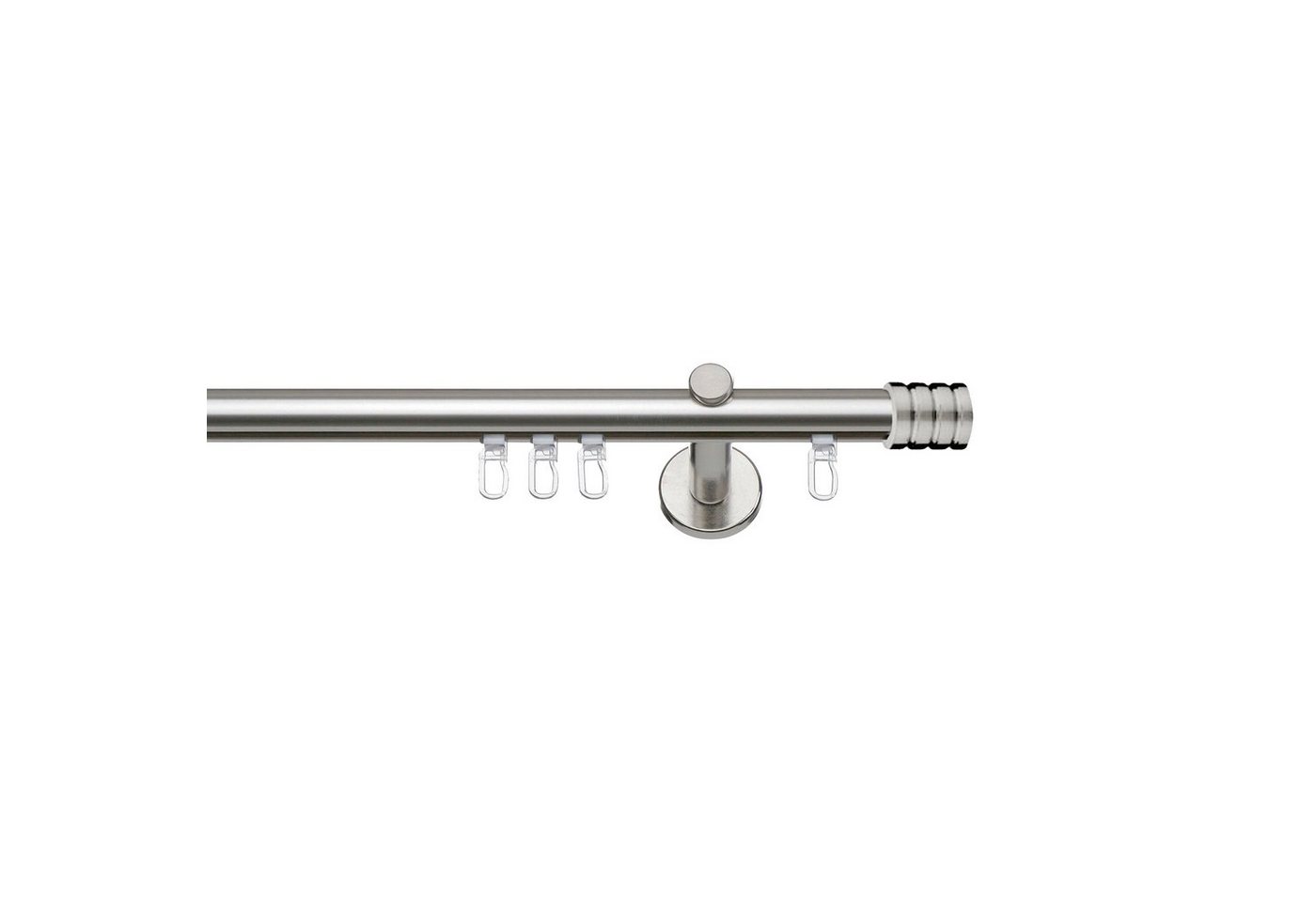 SN DECO GROUP Gardinenstange Innenlaufgarnitur Lille, Ø 19 mm, 1-läufig, Fixmaß, Verschraubt, Aluminium, Komplettset SN DECO GROUP Gardinenstange Innenlaufgarnitur Lille, Ø 19 mm, 1-läufig, Fixmaß, Verschraubt, Aluminium, Komplettset von SN DECO GROUP