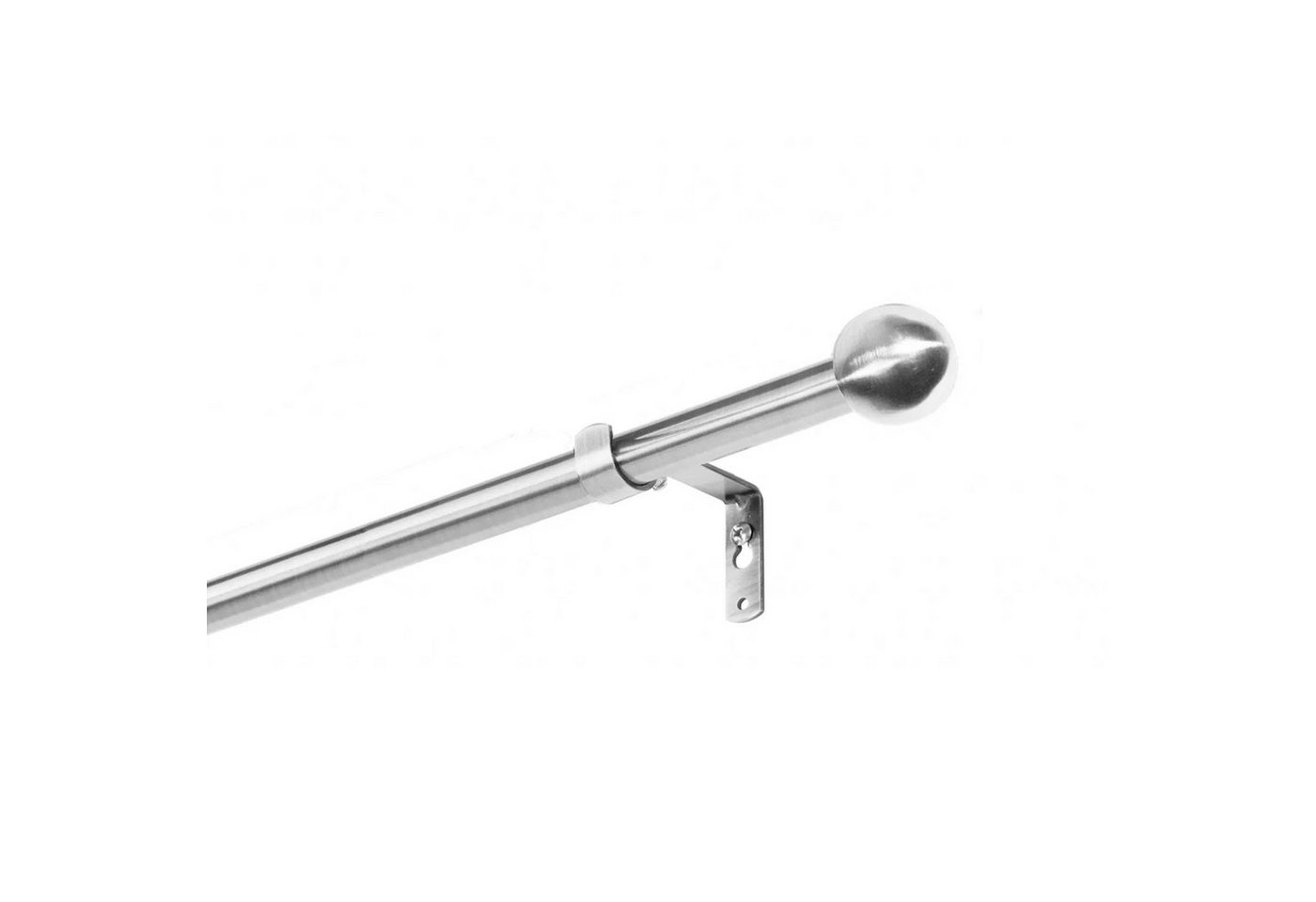 SN DECO GROUP Gardinenstange Kugel 1-läufig, inkl. Zubehör, Fixmaß, Ø 16 mm, Stahl, Komplettset mit Endstücken, Trägern, Ringen und Faltenleghaken SN DECO GROUP Gardinenstange Kugel 1-läufig, inkl. Zubehör, Fixmaß, Ø 16 mm, Stahl, Komplettset mit Endstücken, Trägern, Ringen und Faltenleghaken von SN DECO GROUP