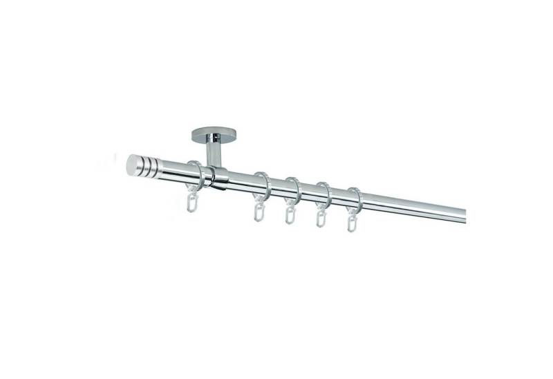 SN DECO GROUP Gardinenstange Lille, Ø 19 mm, 1-läufig, fixmaß, Verschraubt, Stahl, Komplettset mit Ringen SN DECO GROUP Gardinenstange Lille, Ø 19 mm, 1-läufig, fixmaß, Verschraubt, Stahl, Komplettset mit Ringen von SN DECO GROUP