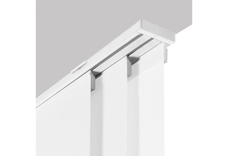 SN DECO GROUP Gardinenschiene Flächenprofil SP Set 3-läufig, 3-läufig, Fixmaß, mit Bohren, verschraubt, Aluminium von SN DECO GROUP