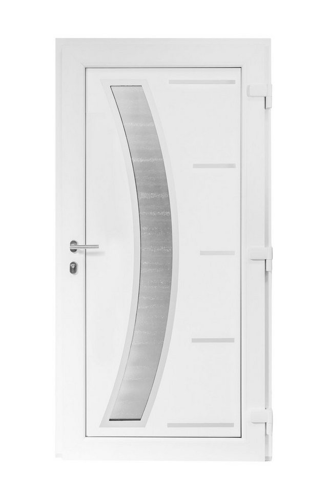 SN DECO GROUP Haustür Galia, E-Öffner, Stoßgriff (Komplett-Set), ROTO Typ 3RA von SN DECO GROUP