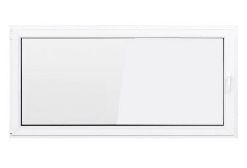 SN DECO GROUP Kellerfenster 1 Flügel 1000x1000 Dreh-Kipp 2-fach Verglasung weiß 70 mm Profil, (Set), RC2 Sicherheitsbeschlag, Hochwertiges 5-Kammer-Profil von SN DECO GROUP