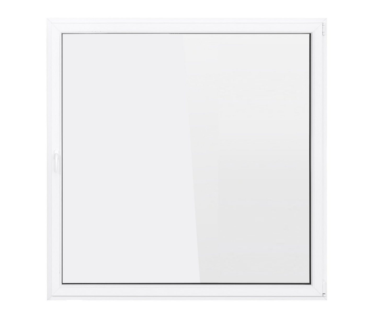 SN DECO GROUP Kellerfenster 1 Flügel 800x800 Dreh-Kipp 2-fach Verglasung weiß 70 mm Profil, (Set), RC2 Sicherheitsbeschlag, Hochwertiges 5-Kammer-Profil von SN DECO GROUP