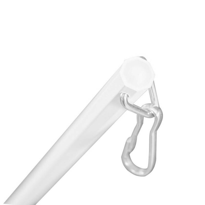 SN DECO GROUP Schleuderstab Lissabon, Für Gardinen, Vorhänge und Paneelwagen, (2 Stück Set), Fixmaß, geriffelte Struktur von SN DECO GROUP