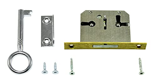 SN-TEC Einsteckschloss/Möbelschloss/Schrankschloss mit Zuhaltung, Dornmaß: 30mm, (Gesamttiefe 48mm), rechts/links/oben verwendbar incl. Schließblech incl. Montagematerial SN-TEC Einsteckschloss/Möbelschloss/Schrankschloss mit Zuhaltung, Dornmaß: 30mm, (Gesamttiefe 48mm), rechts/links/oben verwendbar incl. Schließblech incl. Montagematerial von SN-TEC