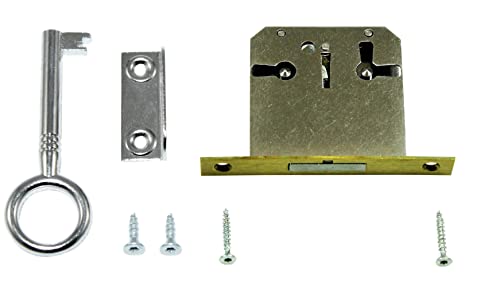 SN-TEC Einsteckschloss/Möbelschloss/Schrankschloss mit Zuhaltung, Dornmaß: 35mm, (Gesamttiefe 53mm), rechts/links/oben verwendbar incl. Schließblech incl. Montagematerial SN-TEC Einsteckschloss/Möbelschloss/Schrankschloss mit Zuhaltung, Dornmaß: 35mm, (Gesamttiefe 53mm), rechts/links/oben verwendbar incl. Schließblech incl. Montagematerial von SN-TEC