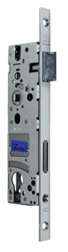 BKS Rohrrahmenschloss/Rahmenschloß 45/92/8, Stulp: 16 x 255mm (schmale Stulp), DIN Links/Rechts (Umstellbar) incl. SN-TEC® Montageset von SN-TEC