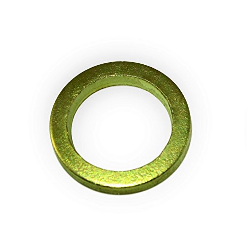 Fitschenringe/Scharnierscheiben Ø 10mm x 15mm x 2mm vermessingt für Standard Zimmertüren (Mengenauswahl möglich) (100 Stück) von SN-TEC