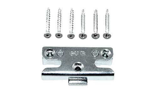 GU Pilzkopf Schließblech Schliessplatte 9-36098 Gr. 40 oder auch 9.36098 40 (6-27831-40-0-1) incl. SN-TEC Montagematerial von SN-TEC