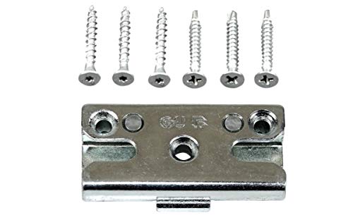 GU Pilzkopf Schließblech Schliessplatte 9-39950 Gr. 01 oder auch 9.39950 01 (6-30495-02-0-1) incl. SN-TEC Montagematerial von SN-TEC
