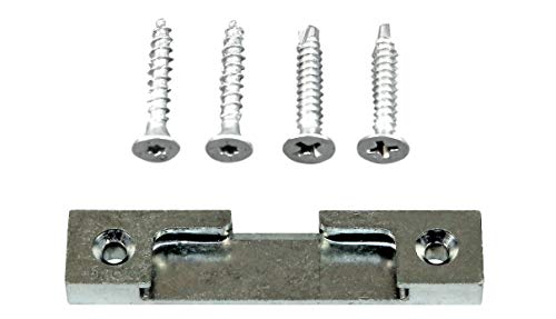 GU Schließblech Schliessplatte 8-979 oder 8.979 oder auch 8-00979 (8-00979-00-0-1) incl. SN-TEC Montagematerial von SN-TEC