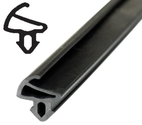 SN-TEC Fensterdichtung/Renovierungsdichtung/Fenstergummi SD 2115 für 3,8 bis 4,5mm Nut z.B. für Kömmerling Fenster, Farbe: schwarz (5 Meter) von SN-TEC