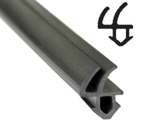 SN-TEC Fensterdichtung/Renovierungsdichtung/Fenstergummi SD 2152 für 3,5 bis 5,0mm Nut z.B. für Rehau Fenster, Farbe: schwarz (5 Meter) von SN-TEC