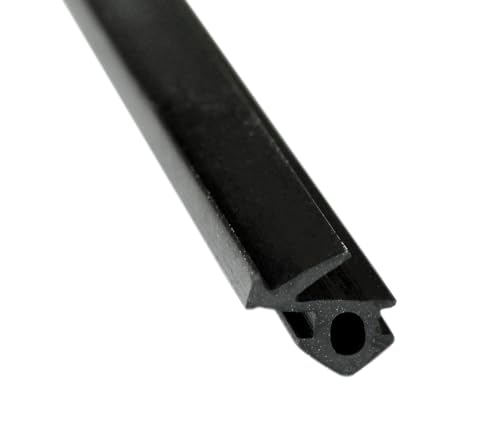 SN-TEC Fensterdichtung/Renovierungsdichtung/Fenstergummi SD 2155 für 3,5 bis 6,0mm Nut z.B. für Veka Fenster, Farbe: schwarz (10 Meter) von SN-TEC