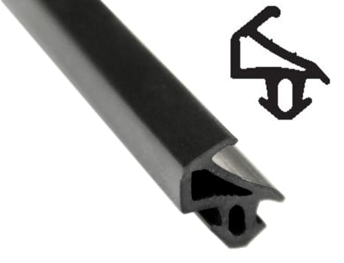 SN-TEC Fensterdichtung/Renovierungsdichtung/Fenstergummi SD 2168 für 3,0 bis 4,5 mm Nut z.B. für Trocal Fenster, Farbe: schwarz (10 Meter) von SN-TEC