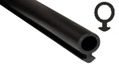 SN-TEC Fensterdichtung/Renovierungsdichtung/Schlauchdichtung SD 5171 für 1,5 bis 3,7mm Nut z.B. für Kömmerling Fenster, Farbe: Schwarz (5 Meter) von SN-TEC